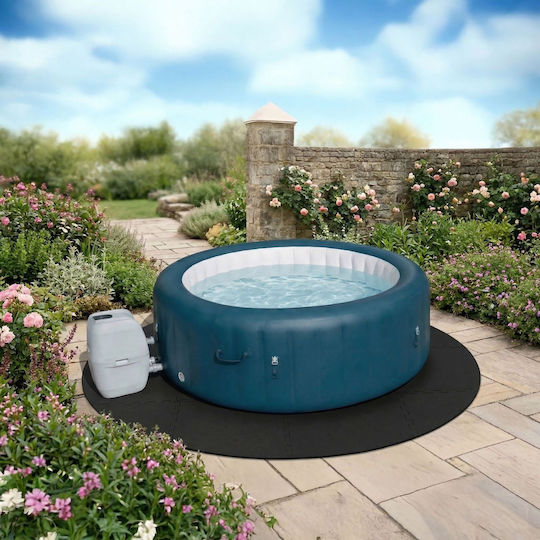 Relaxdays Pad Pentru Piscină 200x200cm Negru
