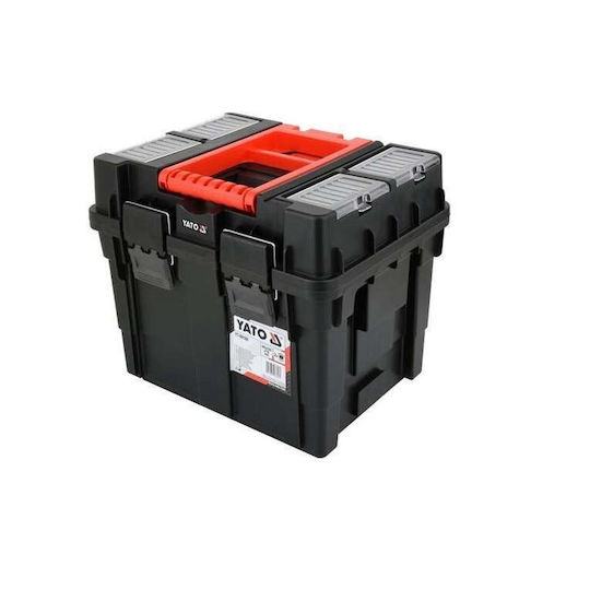 Compass Wheeled Plastic Tool Carrier 2 Slot with Toolbox W49.5xD35xH71cm