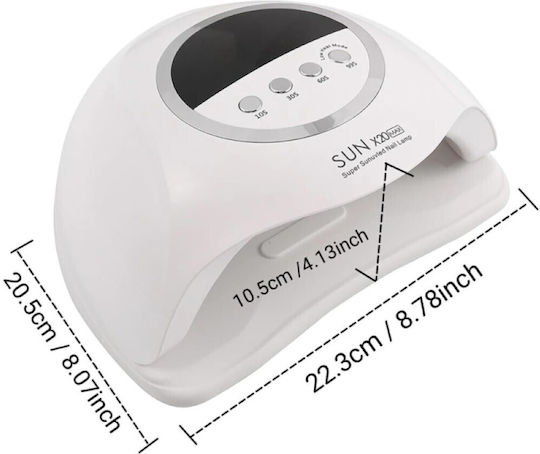 Professionelle Nagellack Aushärtungslampe 72 UV/LED 320w Sun X20 Max