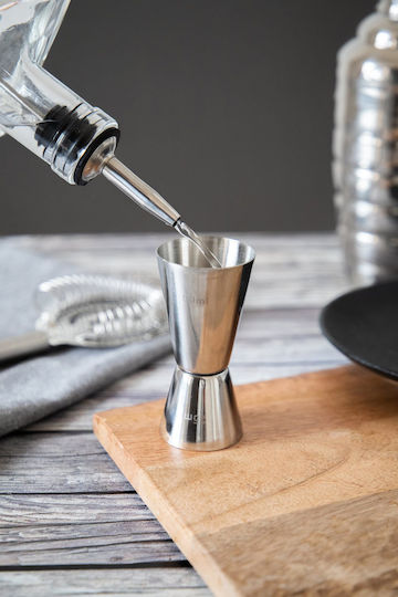 Kitchen Craft Doppelter Bar Spirit Measures mit einer Kapazität von 25/50ml Inox