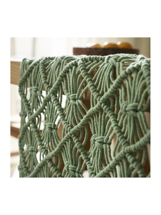 Gofis Home Runner Cotton Natural Fog Green 40x160cm