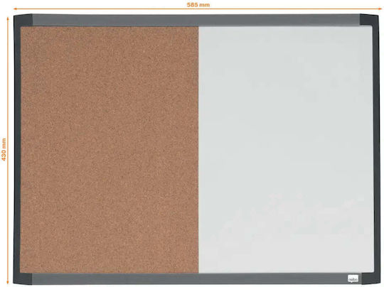Nobo Magnetisch Trockenlöschtafel Hängend 58.5x43cm
