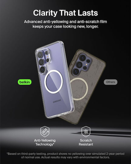 Belkin Sheerforce Back Cover Σιλικόνης / Πλαστικό Διάφανο (Galaxy S26)