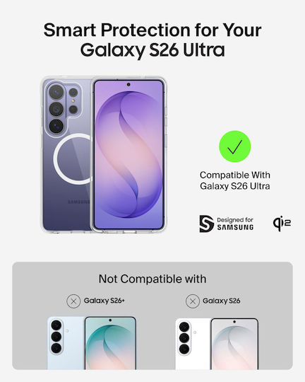 Belkin Sheerforce Back Cover Σιλικόνης / Πλαστικό Διάφανο (Galaxy S26)