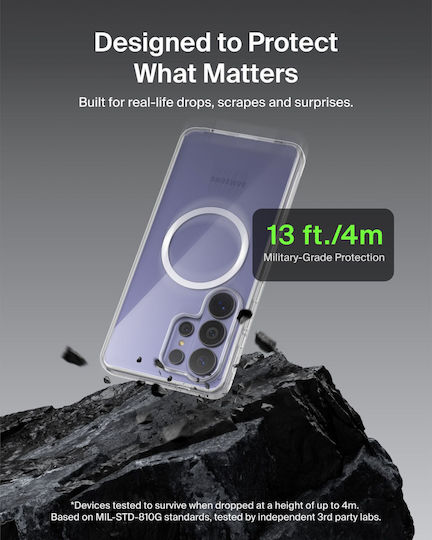 Belkin Sheerforce Back Cover Σιλικόνης / Πλαστικό Διάφανο (Galaxy S26)