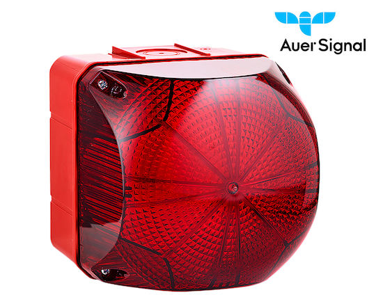 Auer QDM Фарове за алармени системи с Червен LED светлина 230V
