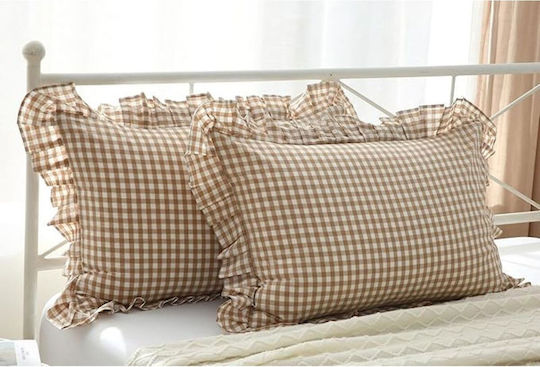 SteweHome SteweHome Wasserdichte Beige Kissenbezüge Set 50x70cm
