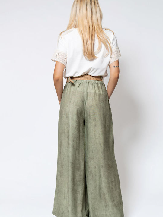 Damen Bluse Baumwolle mit Spitze Zaharí