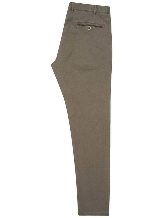 Men's Trousers Chinos Elastic Light Brown