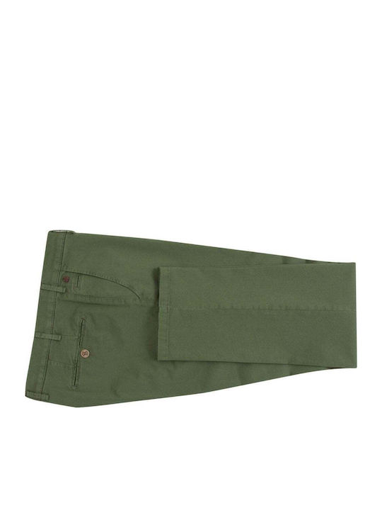 Bonn Chino Elastic Dark Olive Trousers