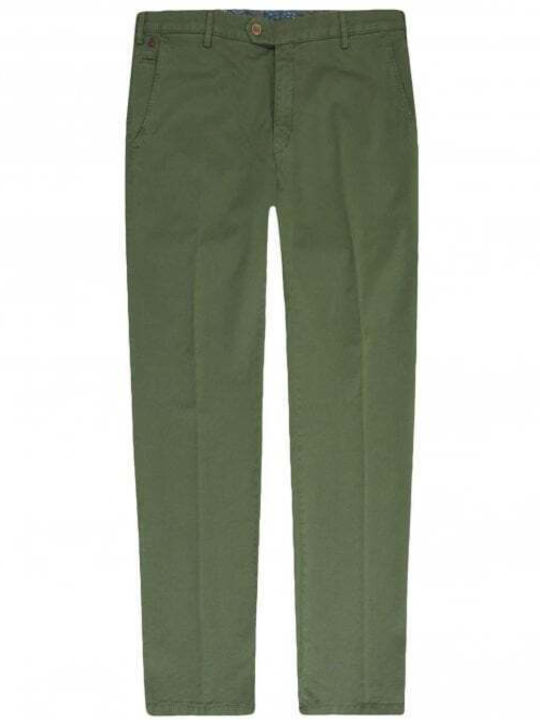 Bonn Chino Elastic Dark Olive Trousers