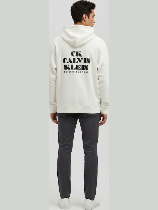 Sweatshirt with Hood White
