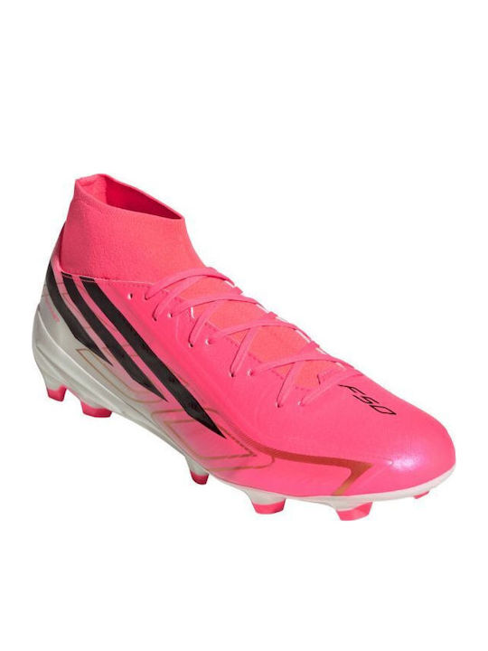 adidas League Football Shoes with Cleats FG Pink