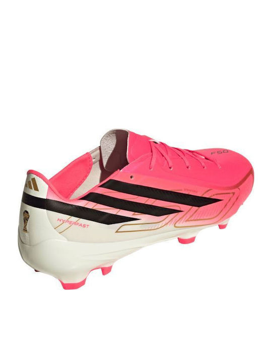 adidas League Ποδοσφαιρικά Παπούτσια με Τάπες FG Ροζ