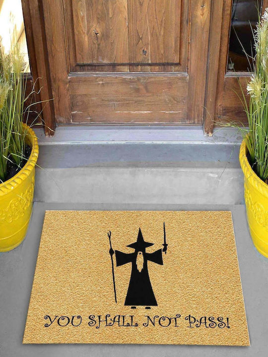 SteweHome Non-Slip Orange Doormat 70x45cm