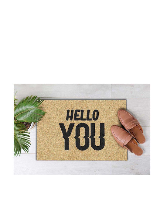 SteweHome Non-Slip Orange Doormat 70x45cm