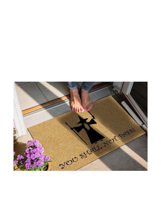 SteweHome Non-Slip Orange Doormat 70x45cm