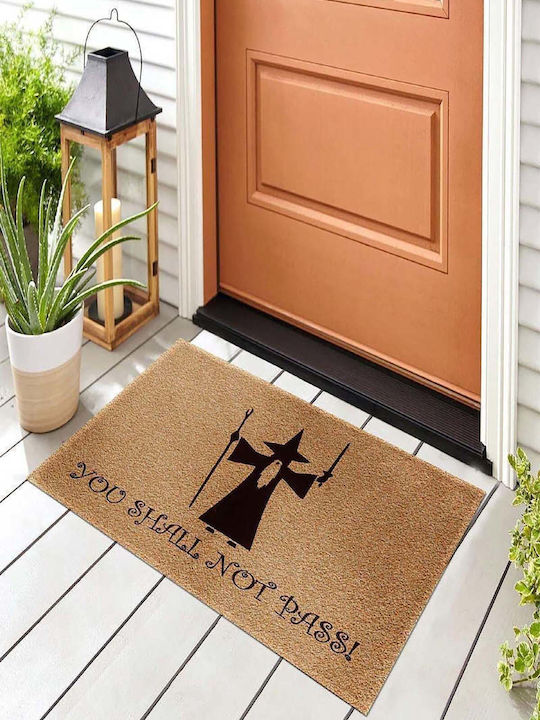 SteweHome Non-Slip Orange Doormat 70x45cm