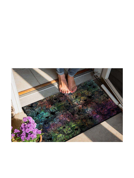 SteweHome Non-Slip Yellow Doormat 70x45cm