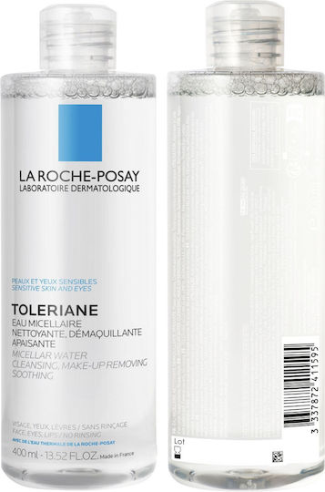 La Roche Posay Physiological Solution Micellar Water Αφαίρεσης Μακιγιάζ Προσώπου & Ματιών 400ml