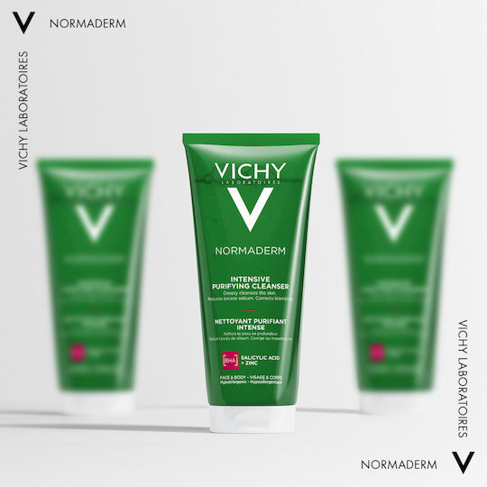 Vichy Normaderm Phytosolution Gel Reinigung Gesicht für Akne-anfällige Haut 200ml