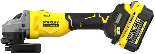 Stanley SFMCG710M1T Angle Grinder 125mm Battery Brushless 1x4Ah