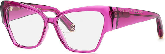 Eyeglasses Philipp Plein Women Vpp100-5501f5 Lens Bridge Temple 55 14 140 Mm