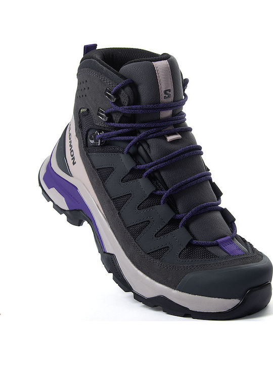 Salomon Women's Hiking Waterproof Boots with Gore-Tex Membrane Gray