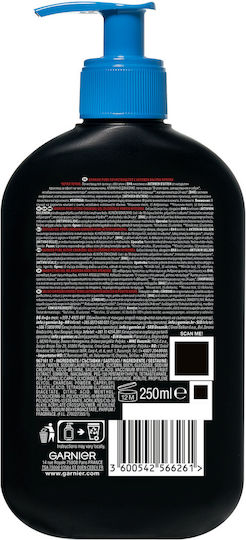 Garnier Pure Active Charcoal Гел Почистване Лице за Акнеична Кожа 250мл