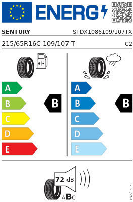 Sentury Qirin V88+ 215/65R16 109TT Θερινό Λάστιχο για Φορτηγό Ελαφρού Τύπου