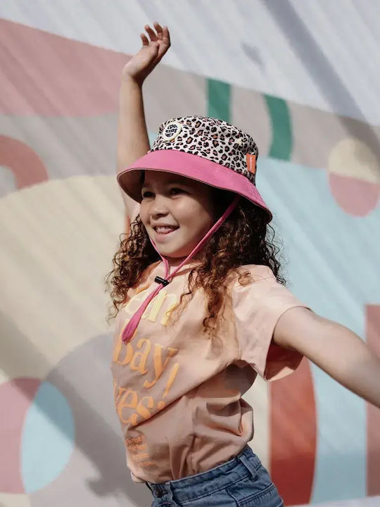 Hello Hossy Kids' Bucket Fabric Pink Hat