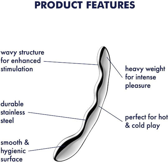 Satisfyer Dildo Ασημί