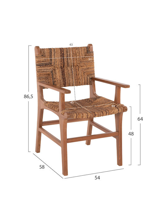 Ess- und Küchenstühle Hölzernes Beige 2 Stück 54x58x86cm