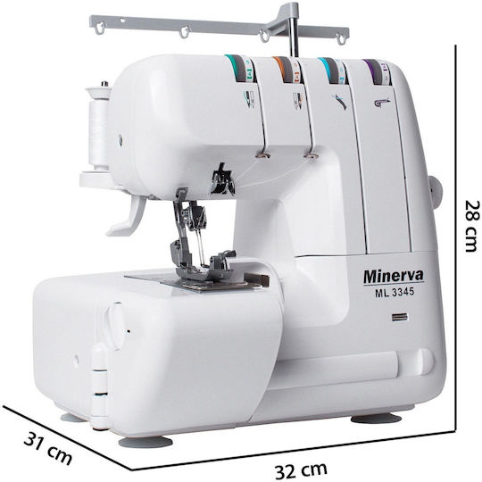 Minerva Professionelle Nähmaschine Weiße