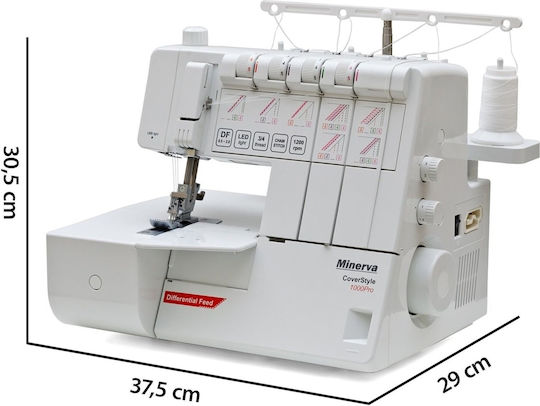 Minerva Professional Sewing Machine CS1000PRO White