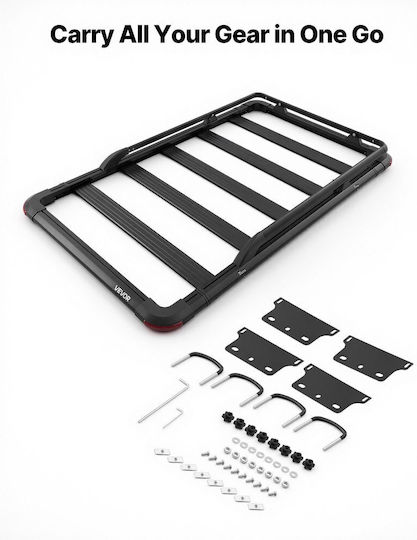 Vevor Raft de Acoperiș Auto din Aluminiu