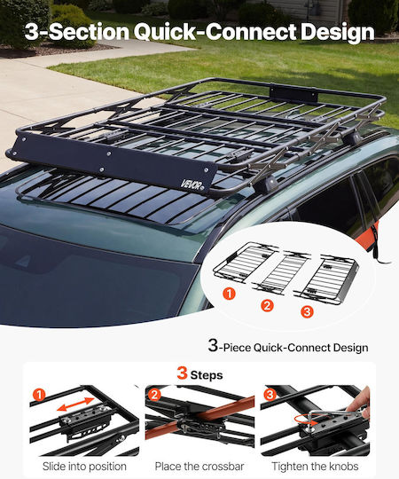 Vevor Car Roof Rack Steel
