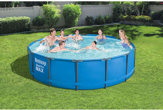 Bestway Schwimmbecken mit Metallic-Rahmen