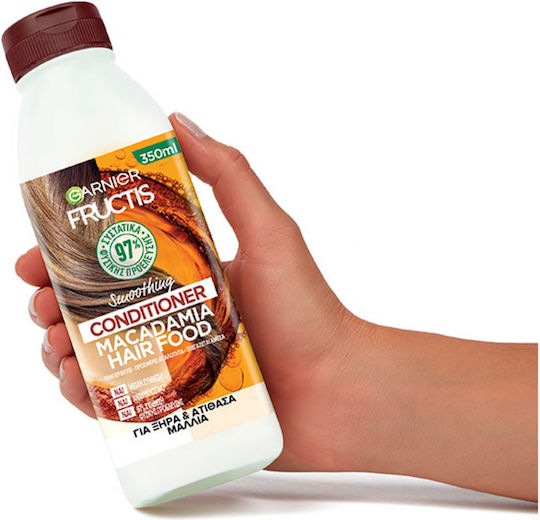 Garnier Fructis Macadamia Hair Food Conditioner Hydration for Dry Hair 350ml