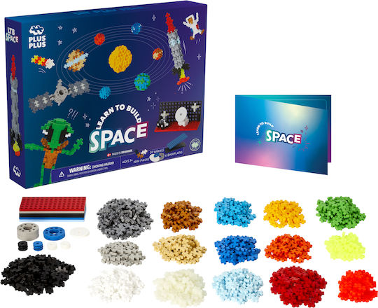 Plus Plus Educational Building Blocks Space for 5+ Years 1000 Pieces