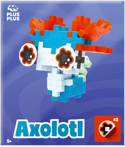 Plus Plus Cuburi de Construit Axolotl pentru 5+ Ani