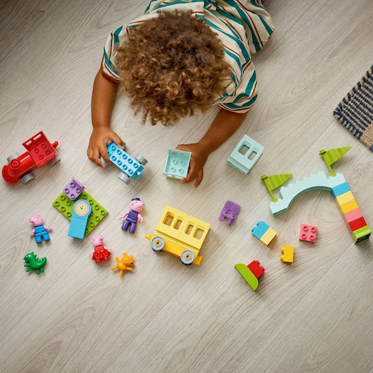 LEGO Duplo Trenul Călătorie cu Bunicul Pig pentru 2+ Ani 35 Bucăți