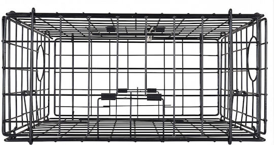Vevor Crab Trap 2 Pcs 62 X 62 X 30 Cm Heavy Duty Dungeness Black Wire Mesh PVC Measuring Tape Red White Buoy Rope 100 Ft Gloves Ybxjbxfx2j00w3s8t001v0