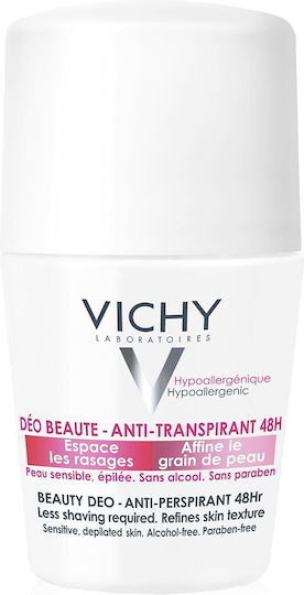 Vichy για Ευαίσθητες ή Αποτριχωμένες Επιδερμίδες Αποσμητικό 48h σε Roll-On 50ml