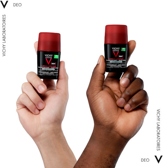 Vichy Homme Clinical Control Anti Odor Αποσμητικό 96h σε Roll-On 50ml