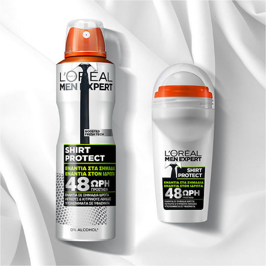 L'Oreal Paris Men Expert Shirt Protect Deodorant 48h In Spray 150ml