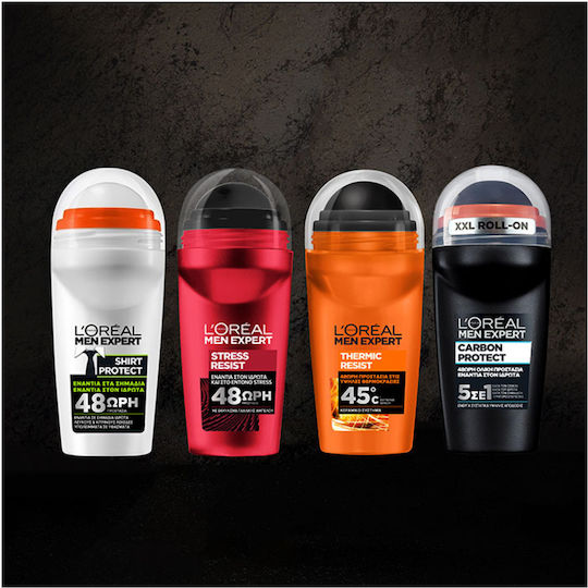 L'Oreal Paris Men Expert Thermic Resist 45°C Αποσμητικό 48h σε Roll-On 50ml