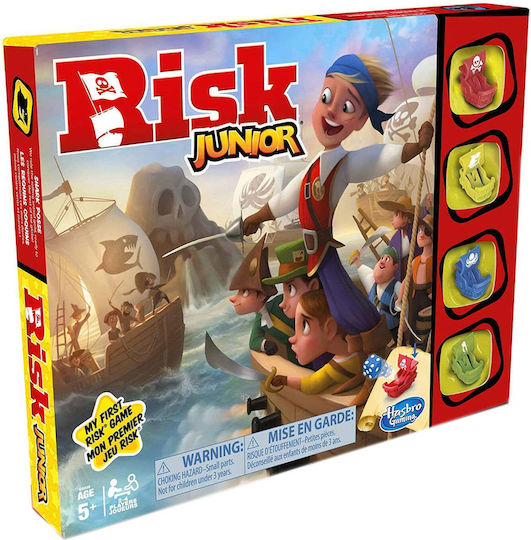 Επιτραπέζιο Παιχνίδι Risk Junior για 2-4 Παίκτες 5+ Ετών (EN) Hasbro