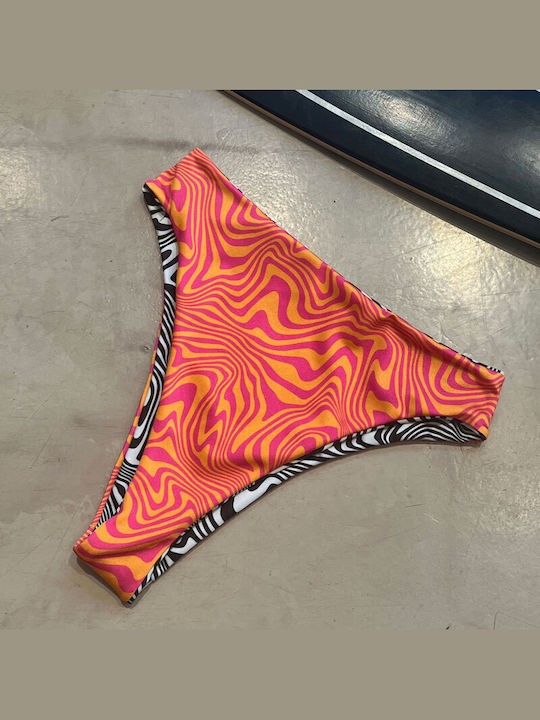 Bikini Slip Orange / Magenta