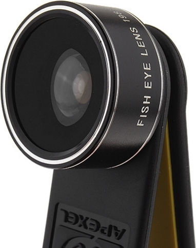 Apexel Apl-dg5 Mobile Lens Kit 5 in 1 Fisheye Wide Macro Telescope CPL Smartphones Tablets